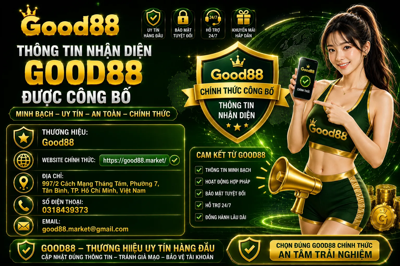 Good88 Chính Thức – Xác Minh Trang Chủ Và Kênh Truy Cập 1 Thông tin nhận diện Good88 được công bố