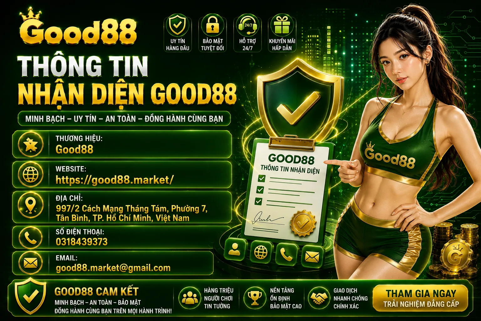 Thông tin nhận diện Good88